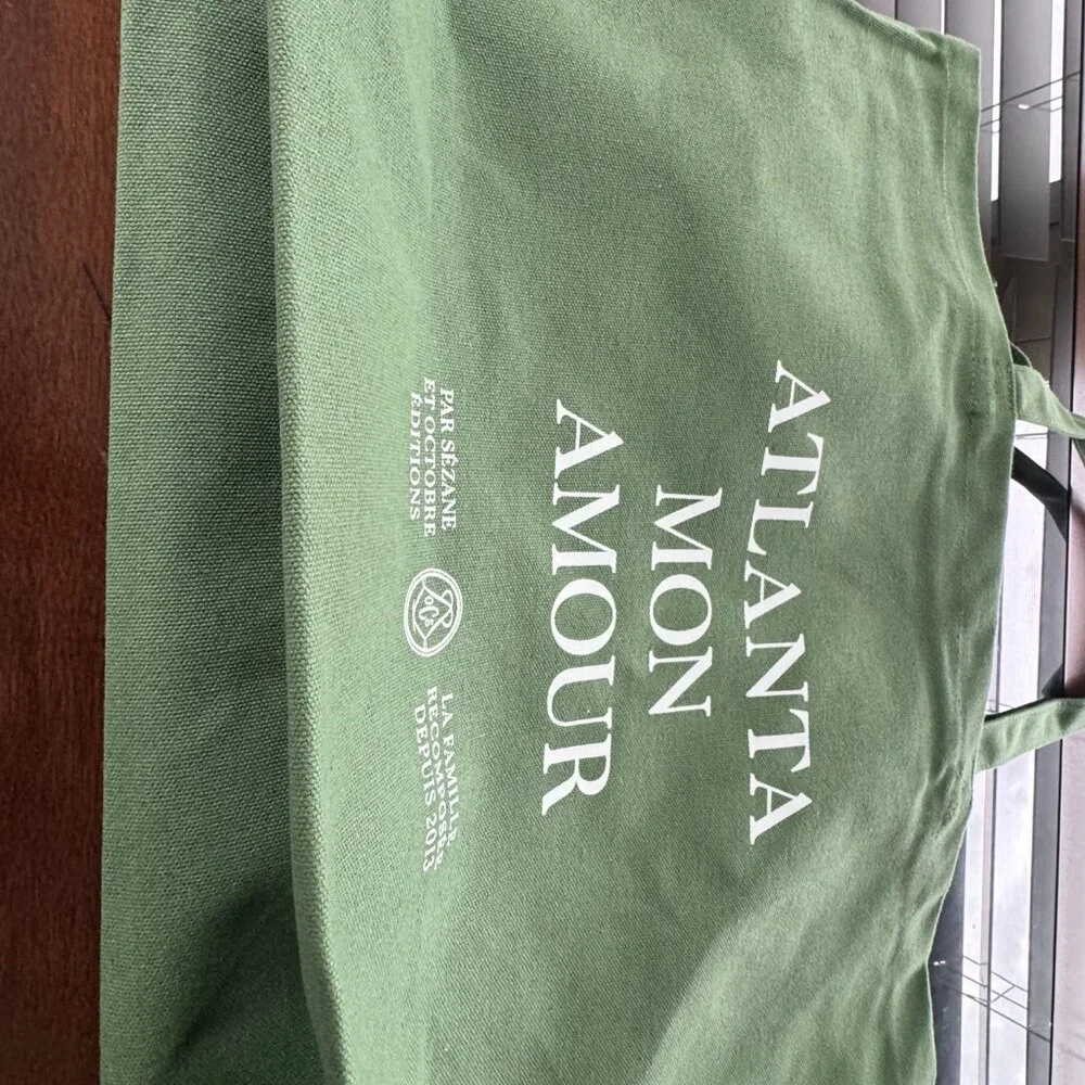 Sezane Atlanta Mon Amour cloth shopping bag/tote - Collectors Item - NWOT - Picture 5 of 5